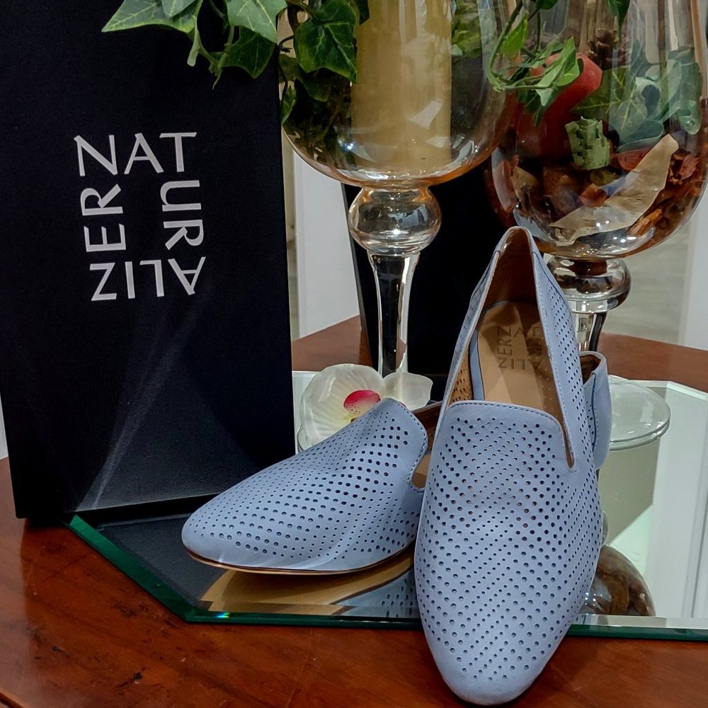 Naturalizer Day Dream Blue Flat Shoe
